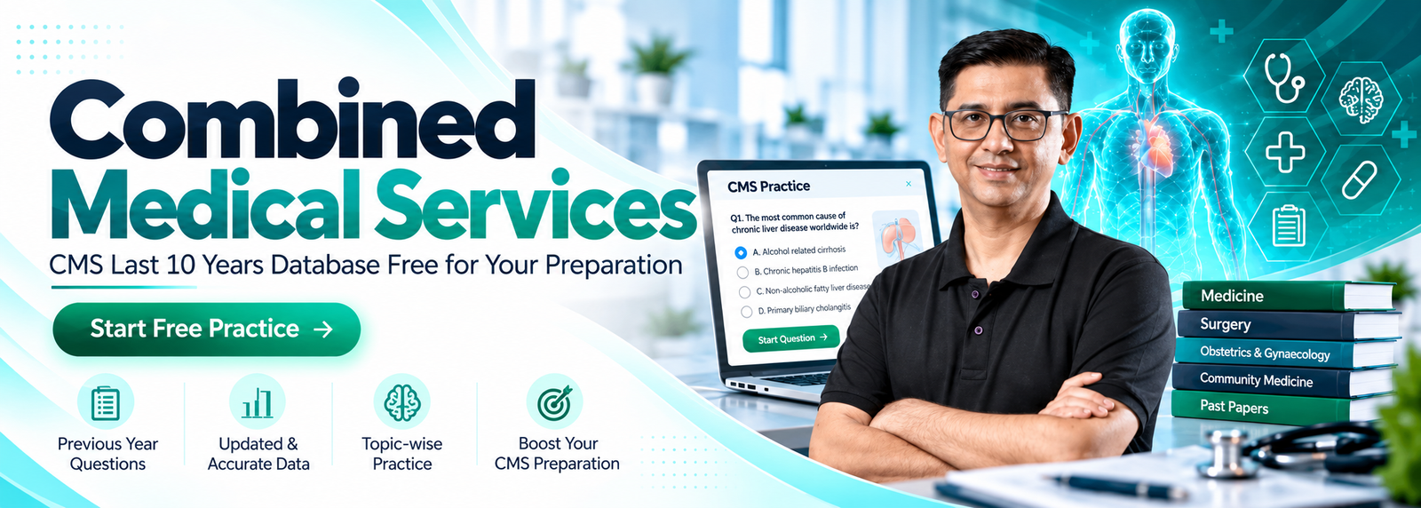 Combined Medical Services Prep Banner